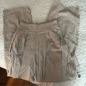 abercrombie and fitch pull on linen blend pant Size XS